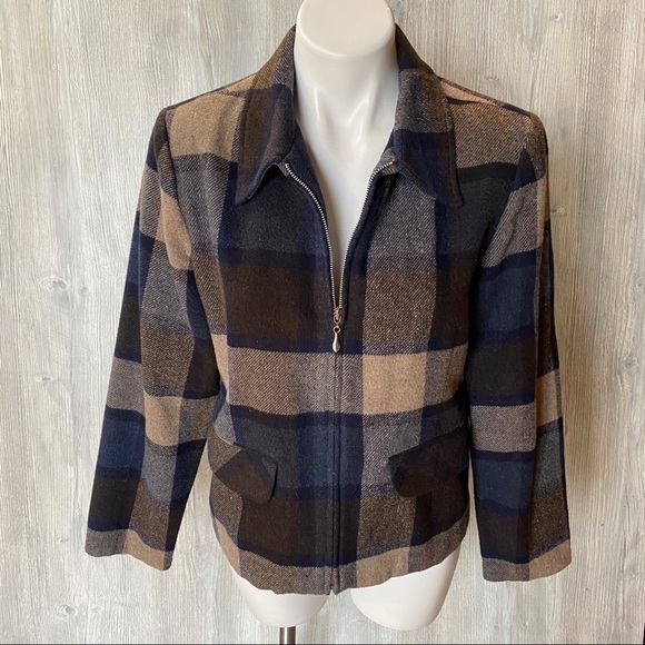 Vintage full zip blazer by David Benjamin size 10 - Picture 1 of 6